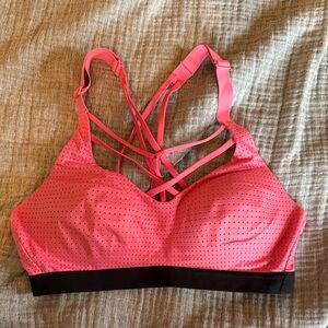 Victoria’s Secret Sport Women's Pink Strappy Sports Bra “Lightweight”
